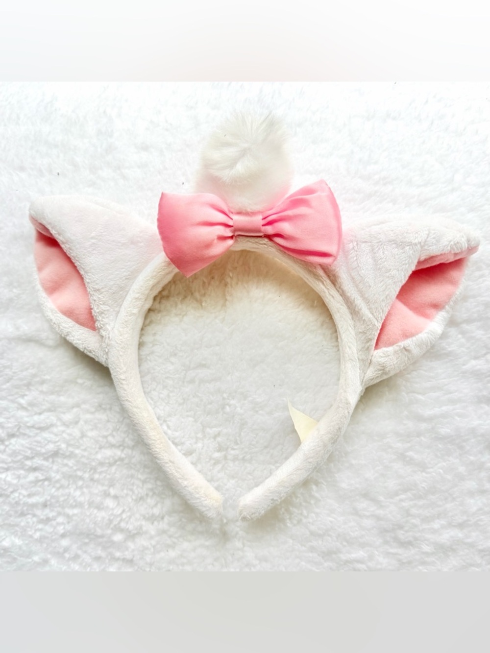 Authentic Tokyo Disney Resort Japan Marie Aristocats Ears Headband cat bag pink
